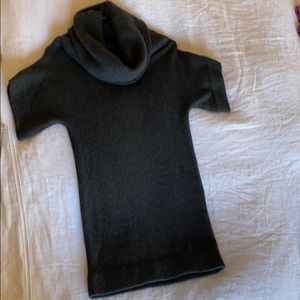 Cashmere Cowl neck tunic sweater. EUC. XS